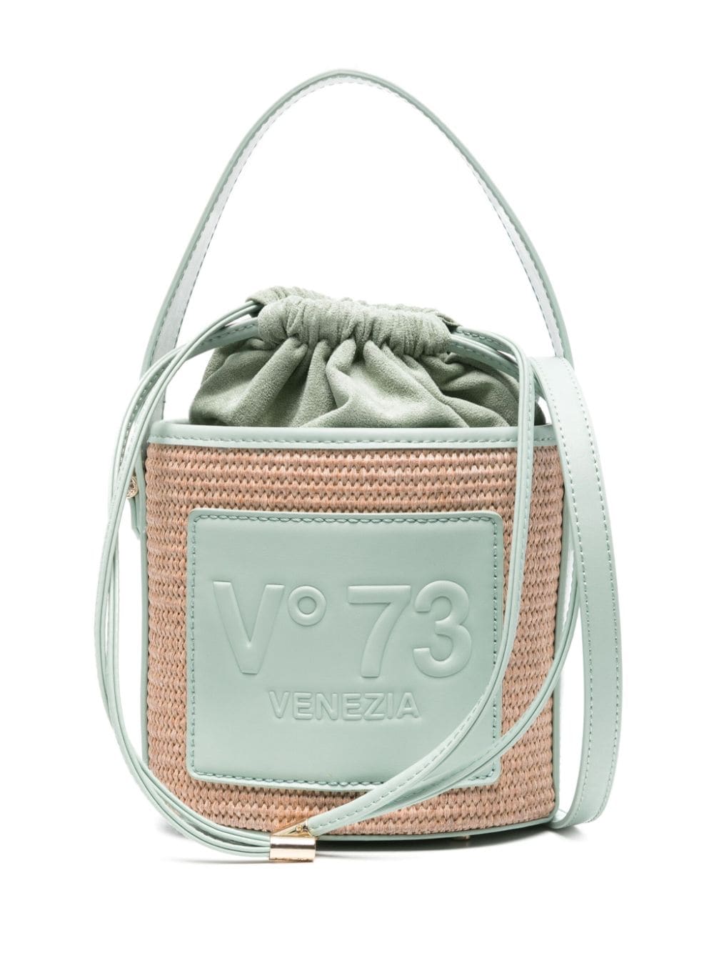 V°73 Beatrix interwoven bucket bag - Neutrals von V°73