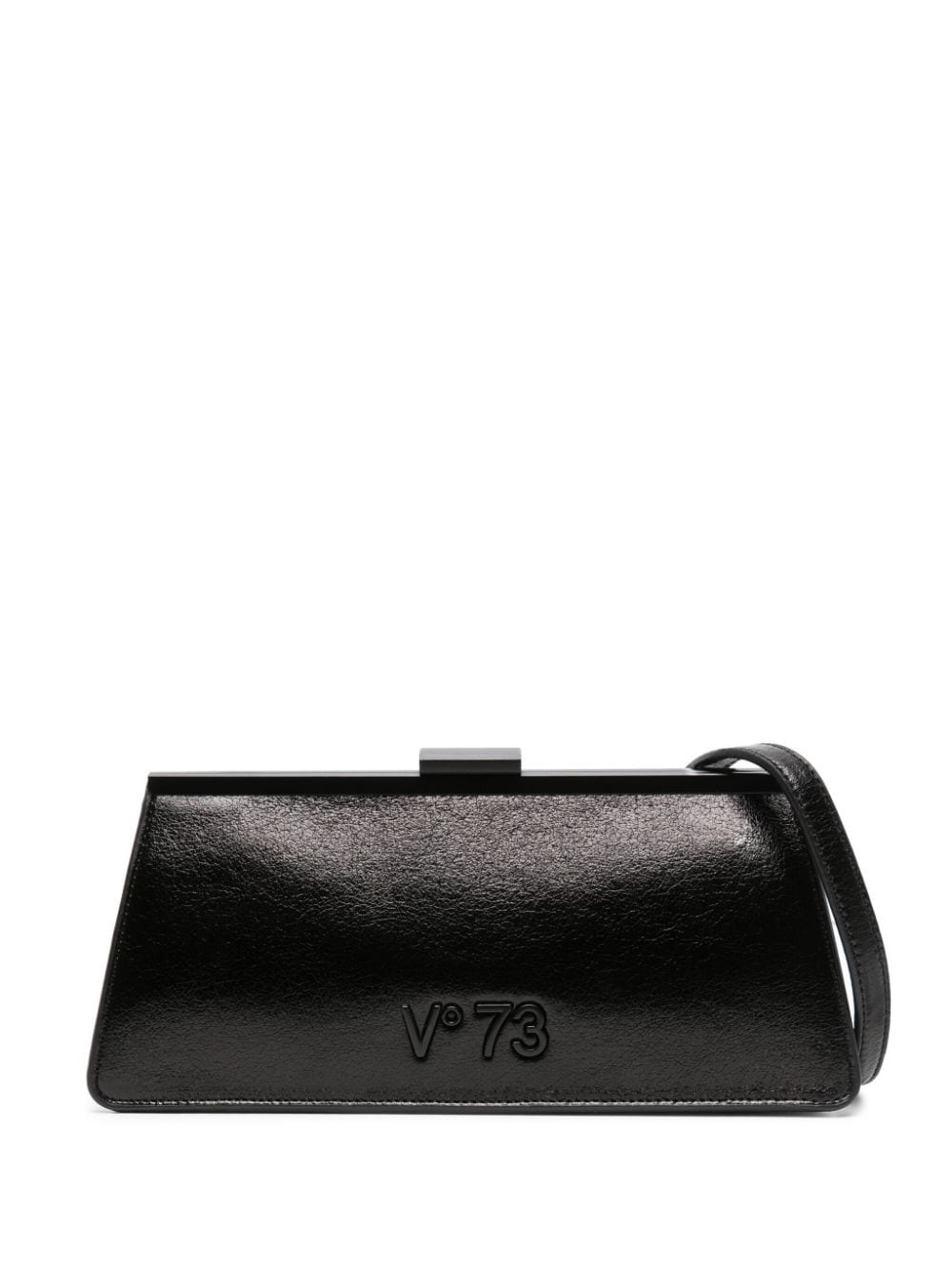 V°73 Crow Sports laminated clutch bag - Black von V°73