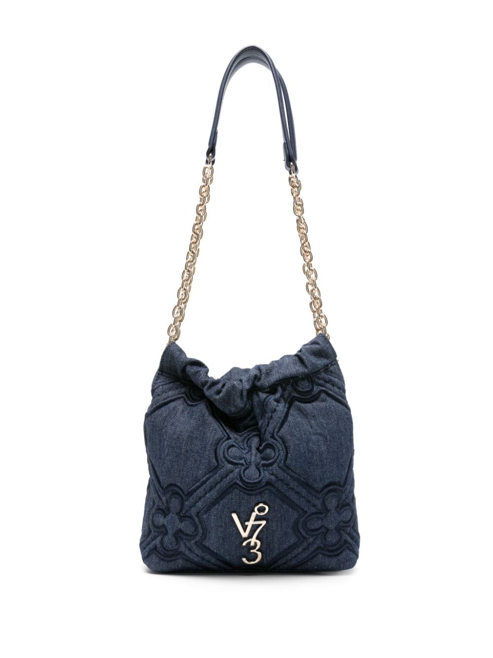 V°73 Nyala denim shoulder bag - Blue von V°73