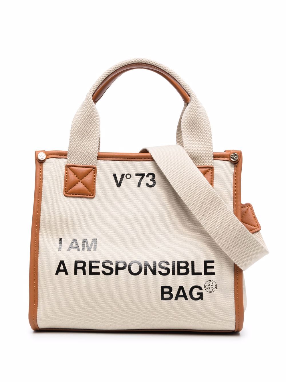 V°73 Responsability tote bag - Neutrals von V°73