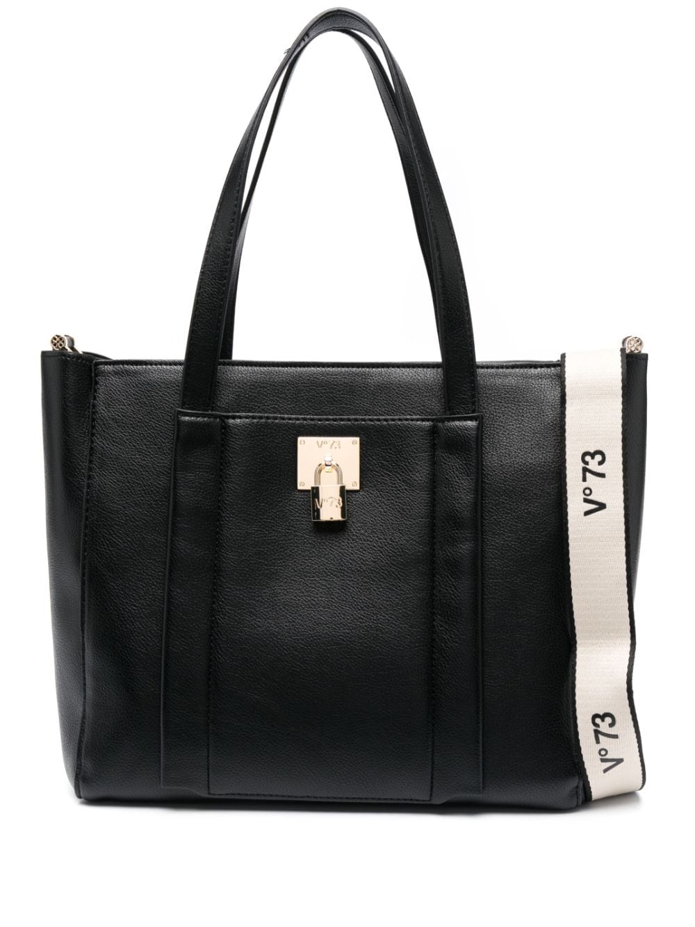 V°73 Titania padlock-detail tote bag - Black von V°73