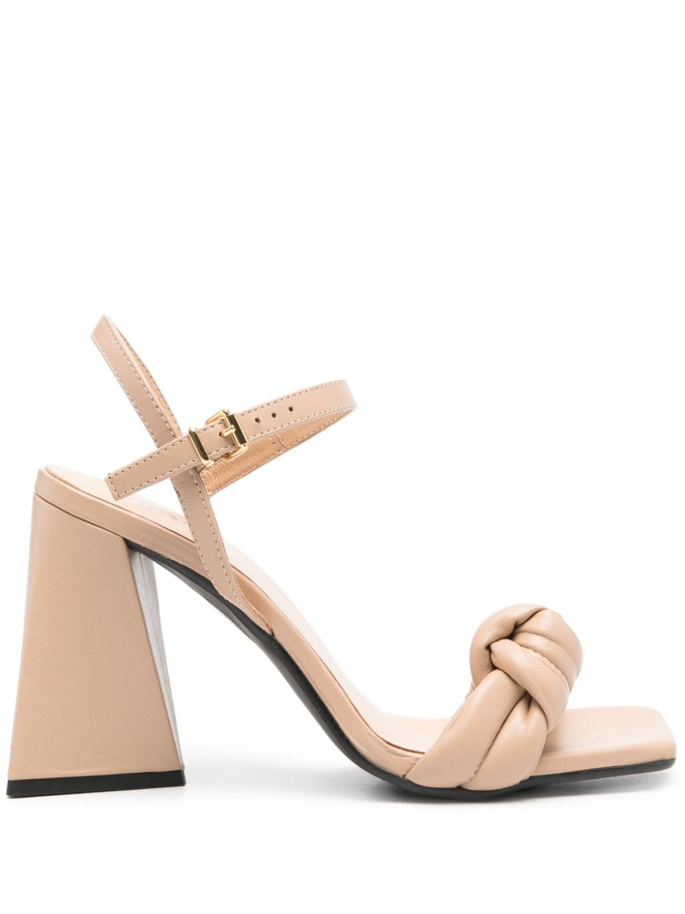 VAMSKO Eden 100mm leather sandals - Neutrals von VAMSKO