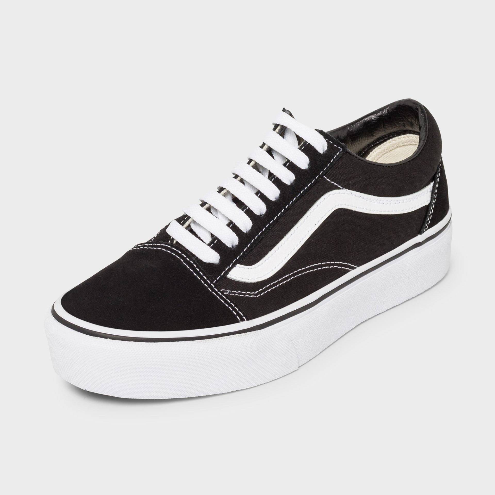 Sneakers, Low Top Damen Schwarz/Weiss 39 von VANS