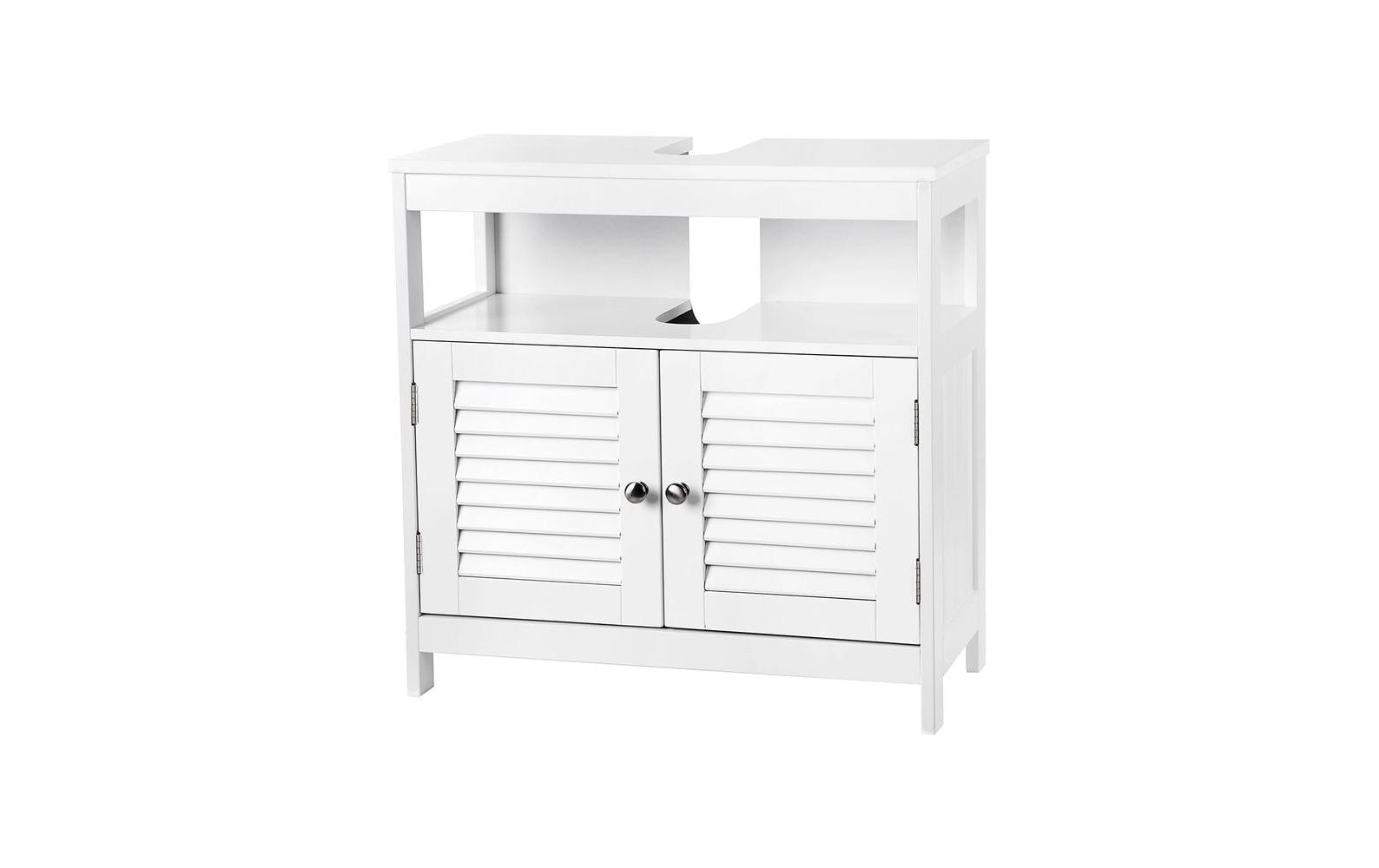 VASAGLE Waschbeckenunterschrank »mit Türen 60 x 60 cm, Weiss« VASAGLE Waschbeckenunterschrank »mit Türen 60 x 60 cm, Weiss« von VASAGLE