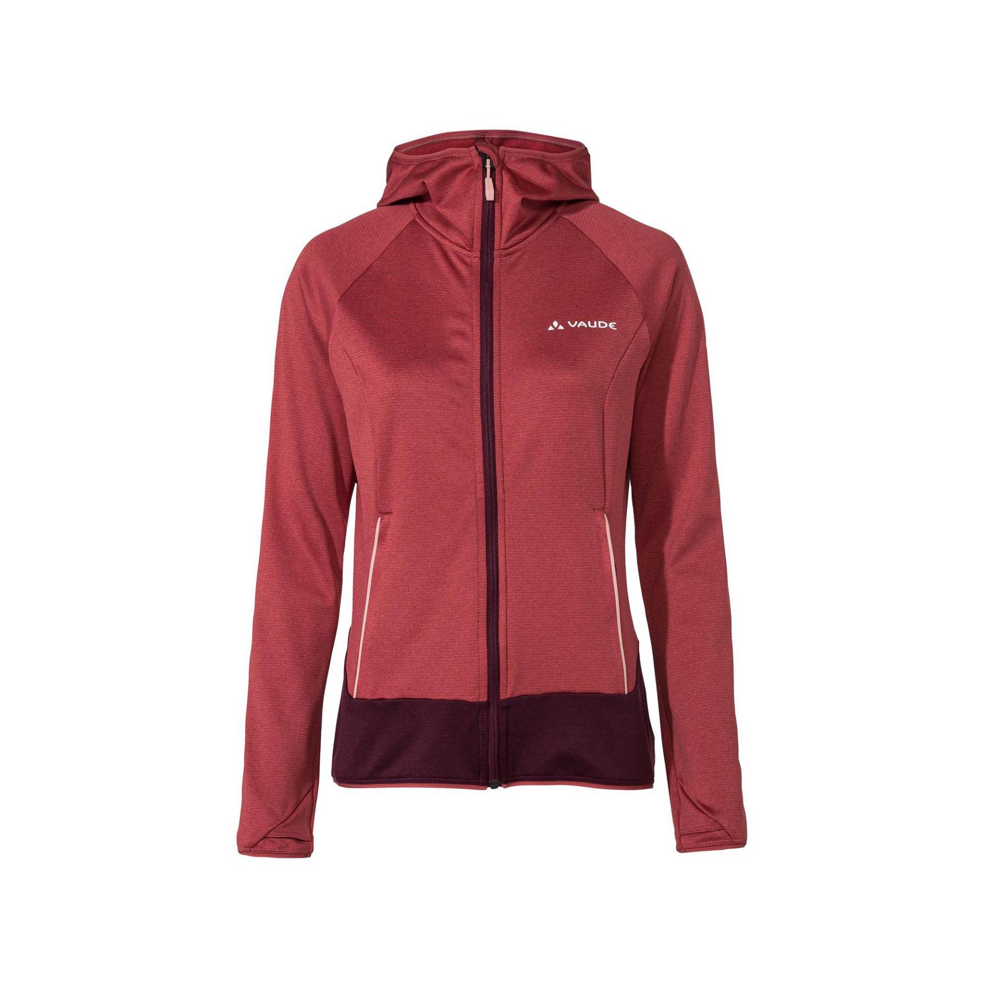 Fleecejacke Mit Kapuze Damen Rot 34 von VAUDE