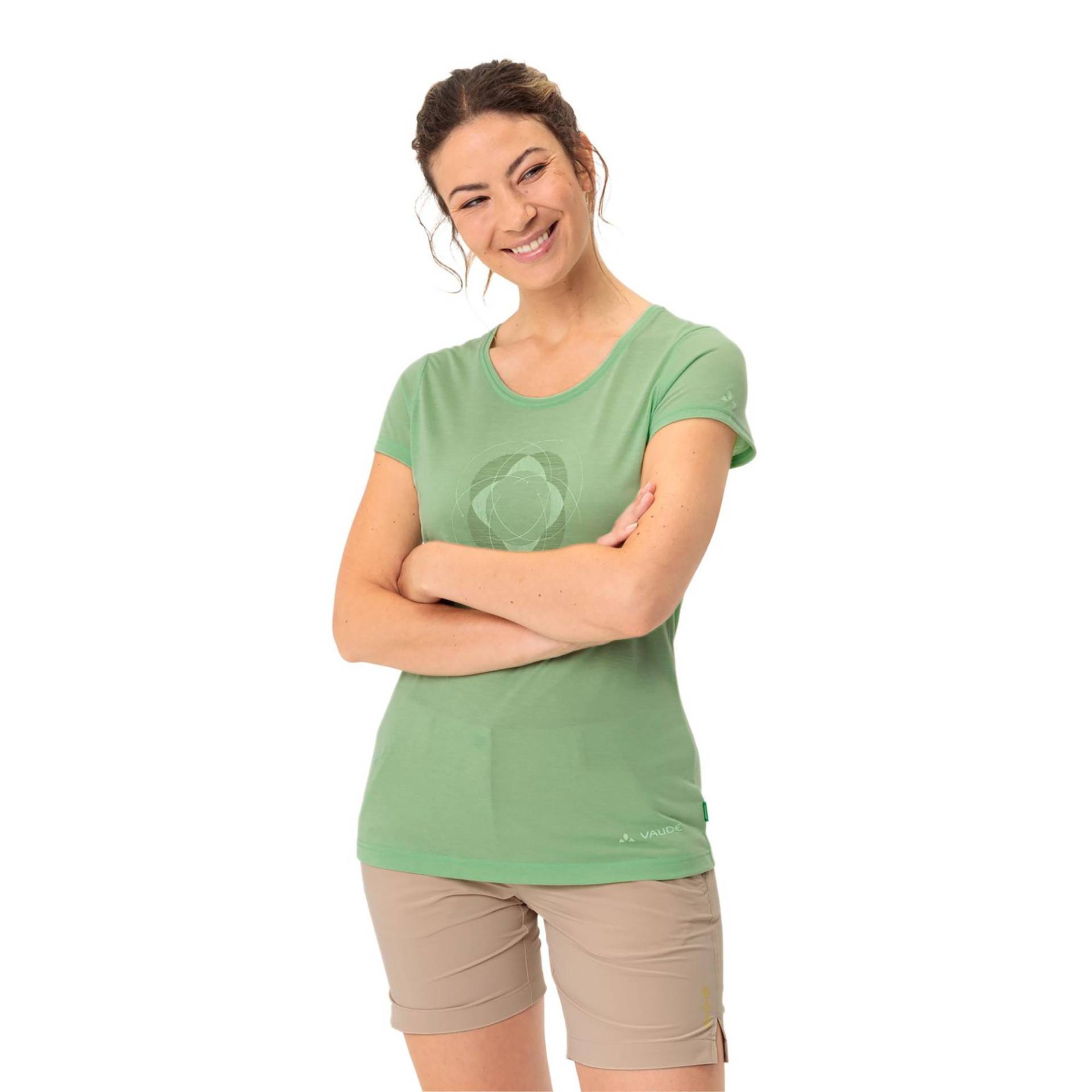 T-shirt Damen Hellgrün 34 von VAUDE