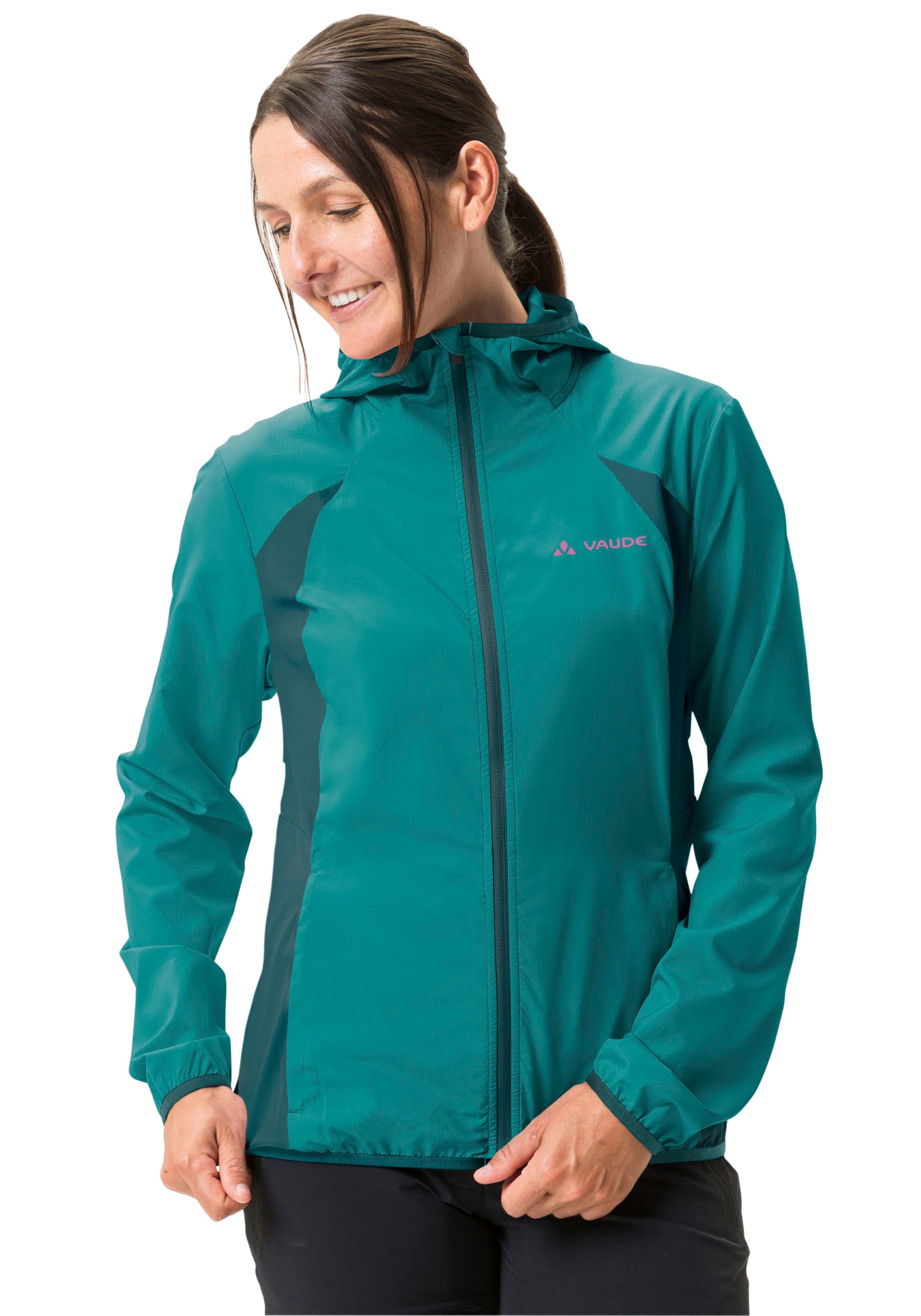 VAUDE Funktionsjacke »WOMEN'S QIMSA AIR JACKET«, (1 St.), mit Kapuze von VAUDE