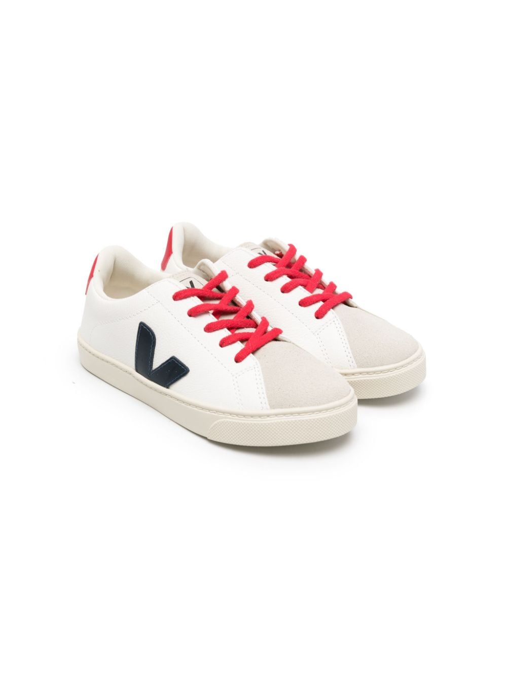 VEJA Kids Esplar lace-up sneakers - White von VEJA Kids