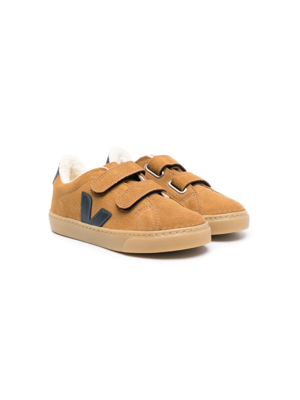 VEJA Kids Esplar leather sneakers - Brown von VEJA Kids