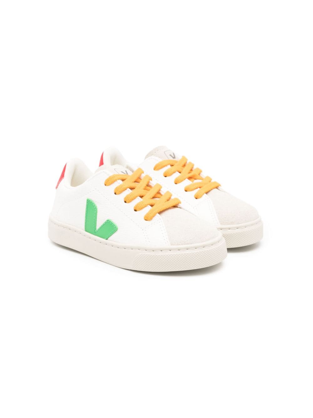 VEJA Kids Esplar ChromeFree leather sneakers - White von VEJA Kids