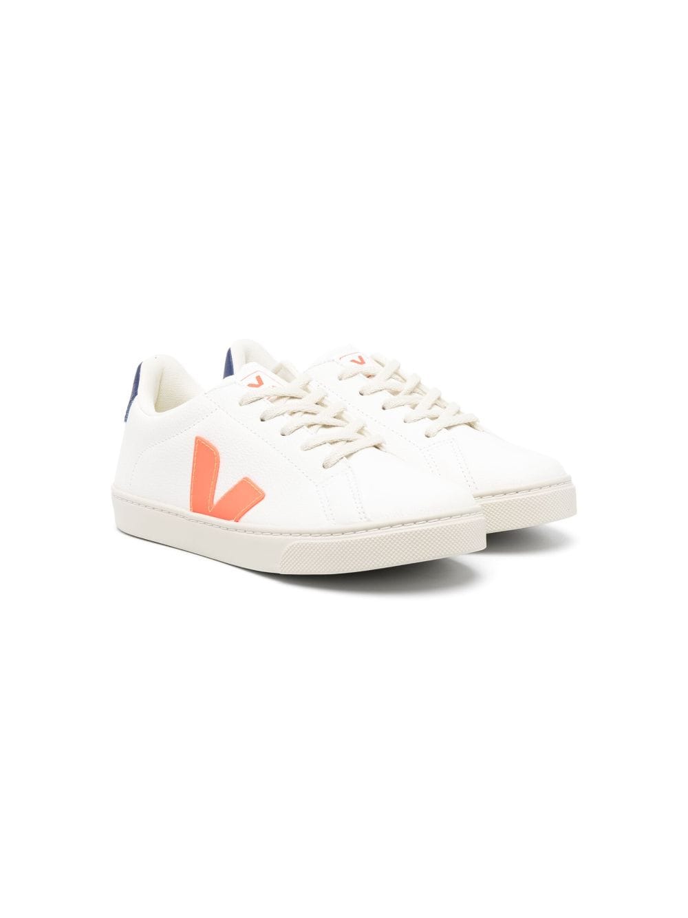 VEJA Kids Esplar two-tone leather sneakers - White von VEJA Kids