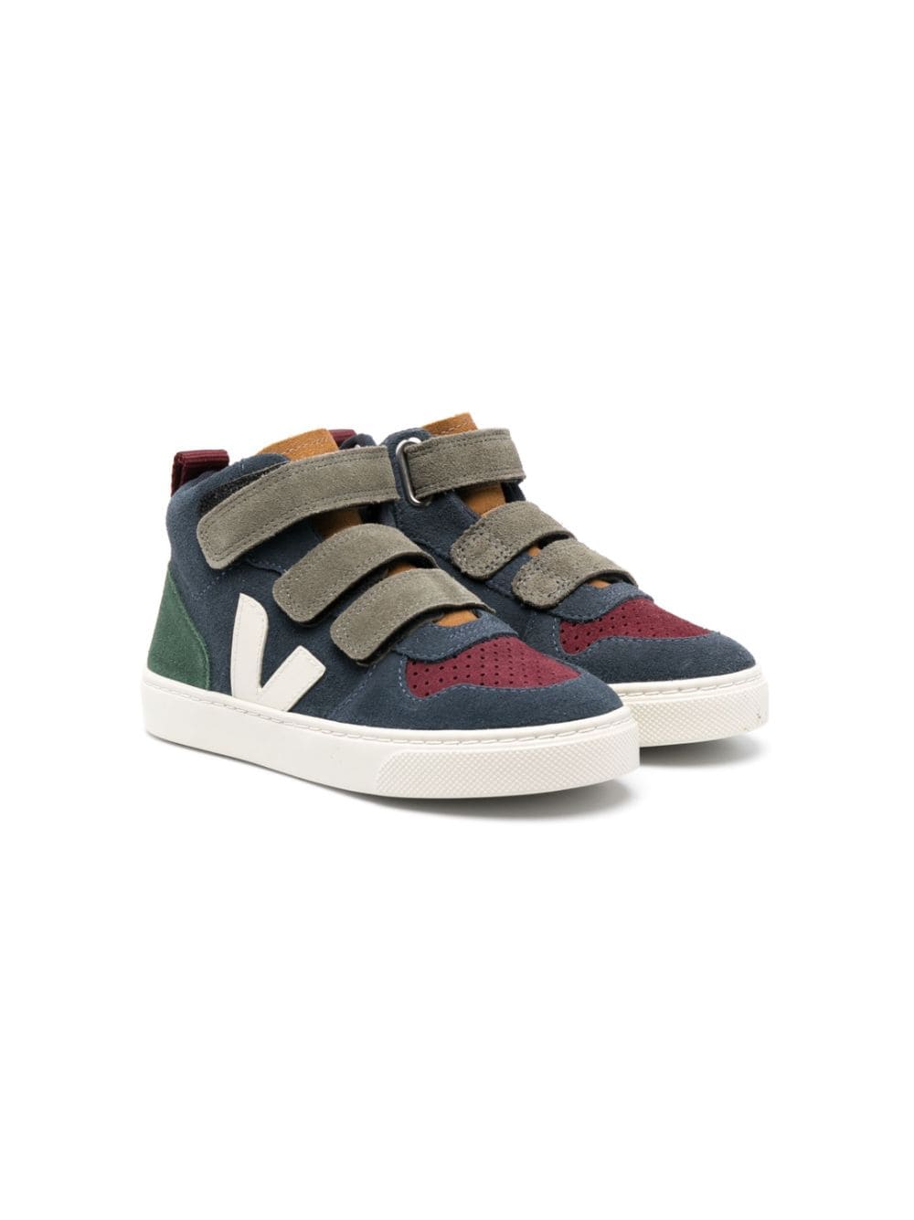 VEJA Kids V-10 suede mid-top sneakers - Blue von VEJA Kids