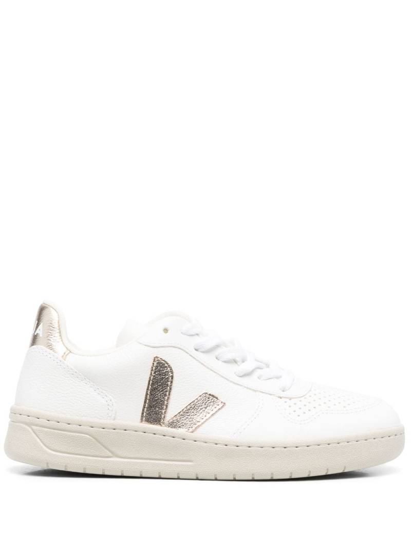 VEJA V-10 leather sneakers - White von VEJA