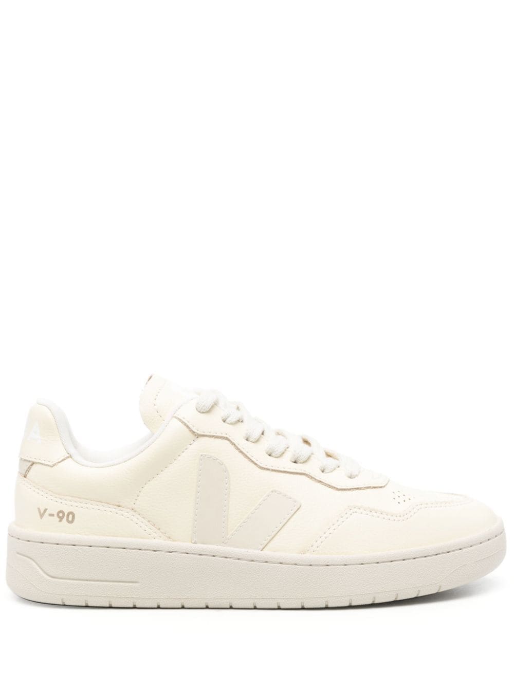 VEJA V-90 leather sneakers - Yellow von VEJA