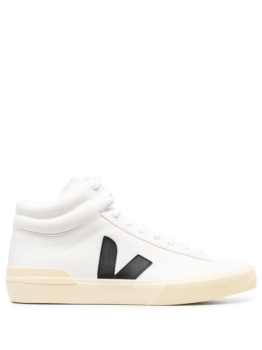 VEJA logo-patch hi-top sneakers - White von VEJA