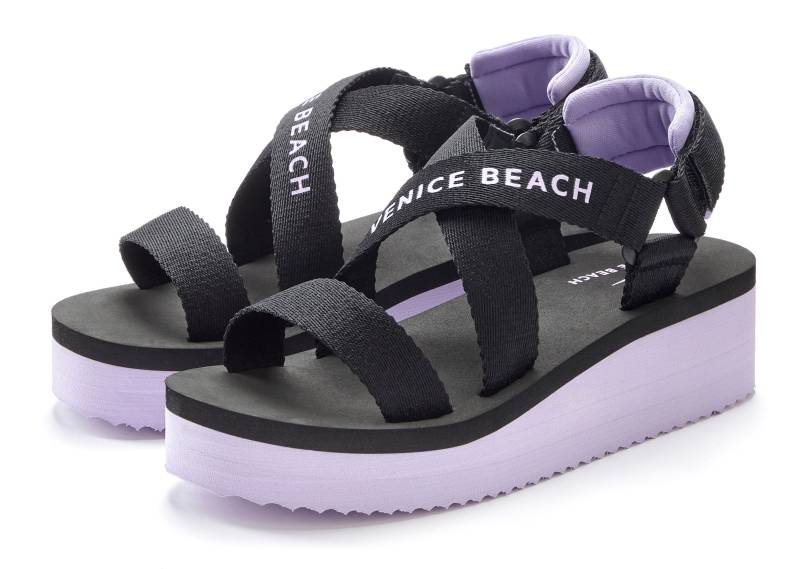 Venice Beach Sandale »Sommerschuh«, Sandalette, Badeschuh, offener Schuh, wasserabweisendes Material VEGAN von VENICE BEACH