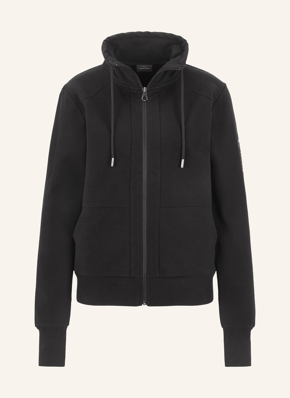 Venice Beach Sweatjacke Avery schwarz von VENICE BEACH