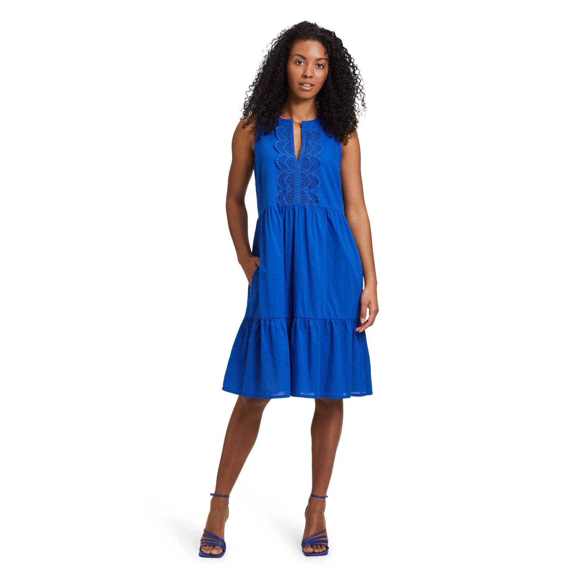 Kleid Damen Blau  38 von VERA MONT