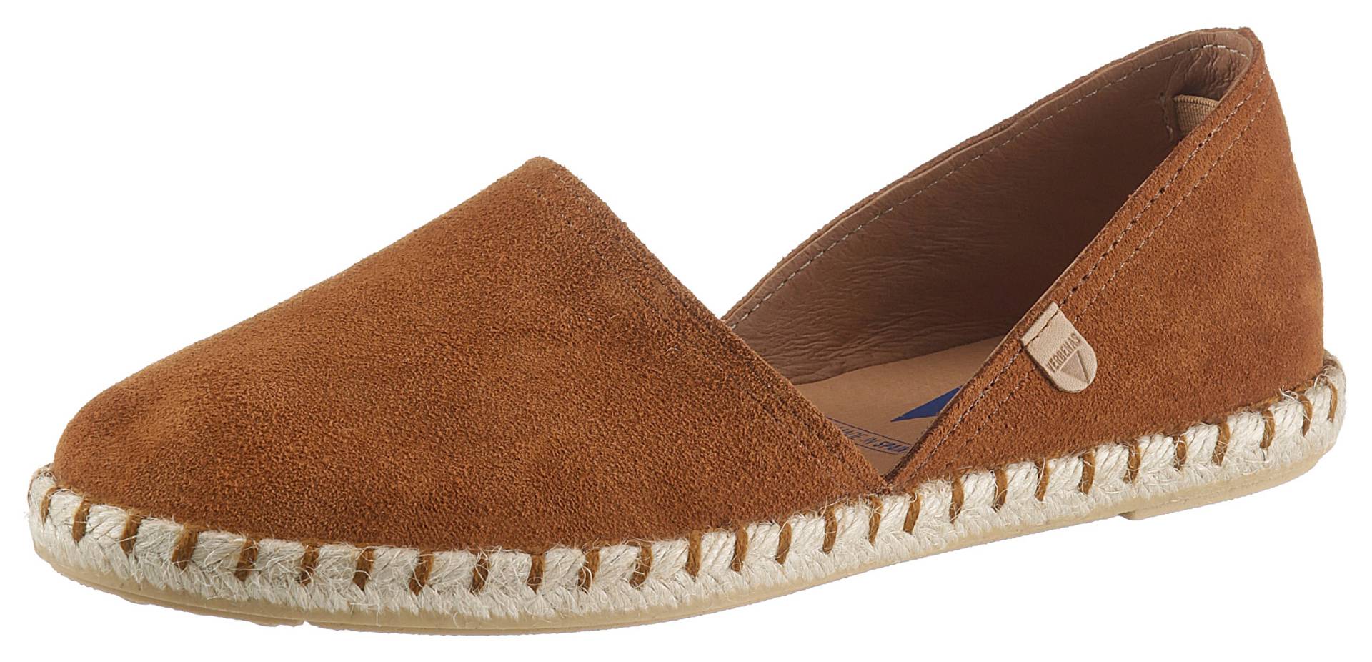 VERBENAS Espadrille, Schlupfschuh, Sommerschuh, Loafer mit typischem Jute-Rahmen von VERBENAS