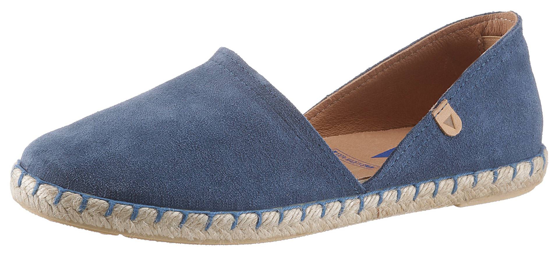 VERBENAS Espadrille, Schlupfschuh, Sommerschuh, Loafer mit typischem Jute-Rahmen von VERBENAS