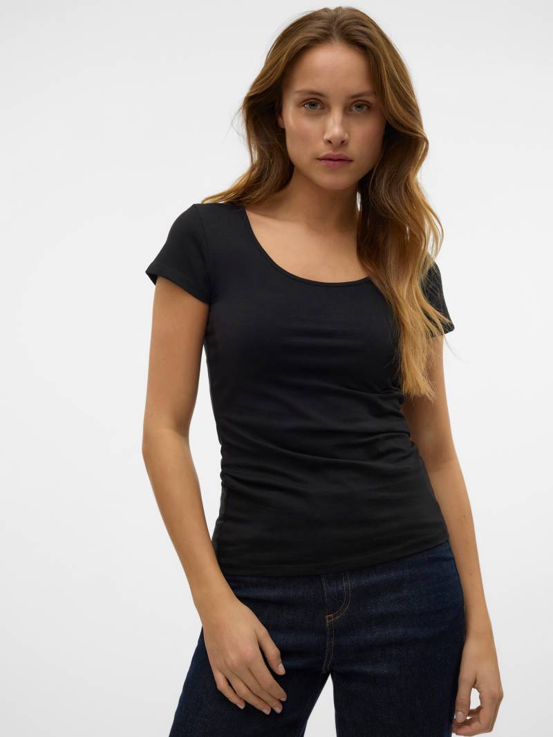 Vero Moda Rundhalsshirt »VMMAXI MY SOFT SS U-NECK« von Vero Moda