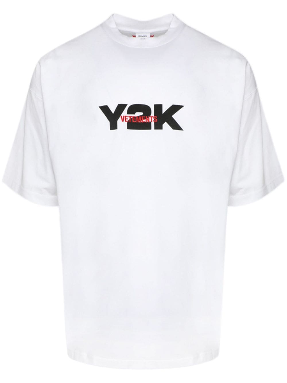 VETEMENTS Y2K-print cotton T-shirt - White von VETEMENTS