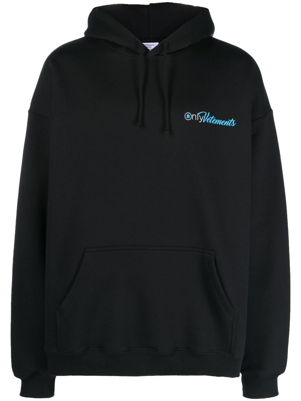 VETEMENTS graphic logo print hoodie - Black von VETEMENTS