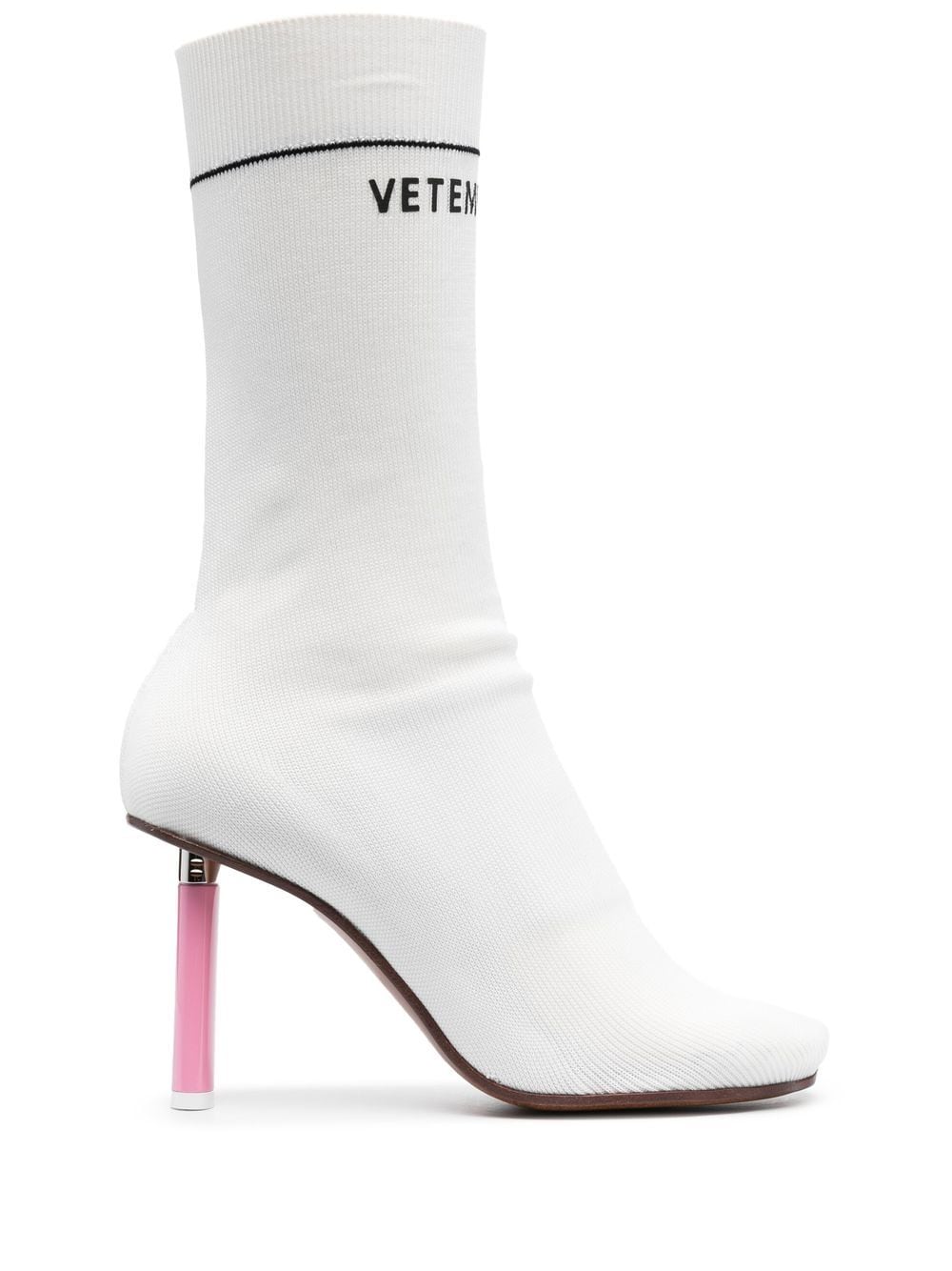 VETEMENTS heeled ankle sock boots - White von VETEMENTS