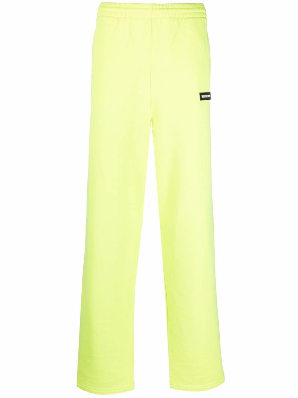 VETEMENTS straight-leg track pants - Yellow von VETEMENTS