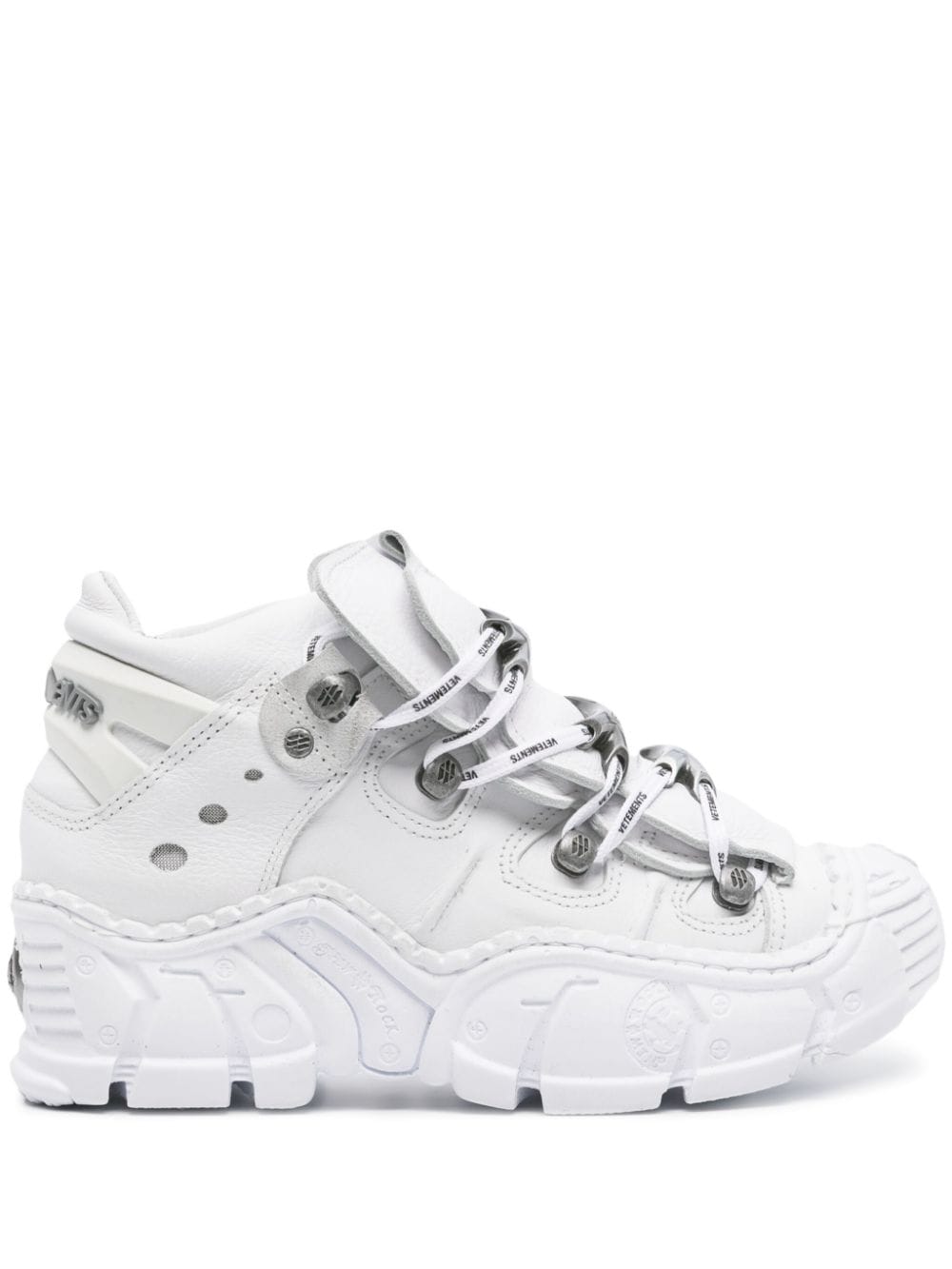 VETEMENTS x New Rock platform sneakers - White von VETEMENTS