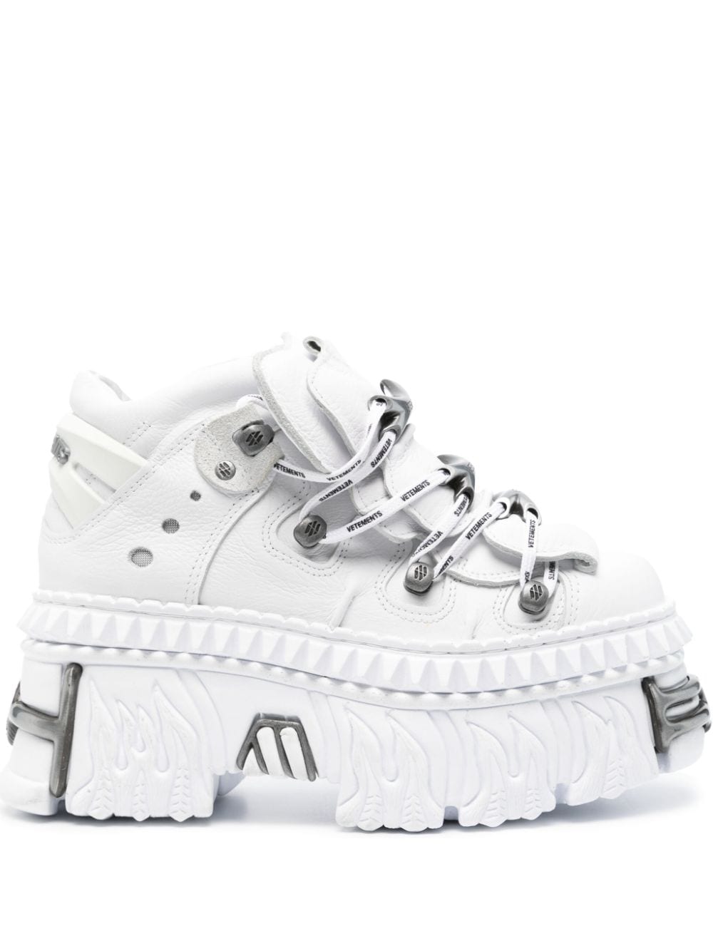 VETEMENTS x New Rock platform sneakers - White von VETEMENTS