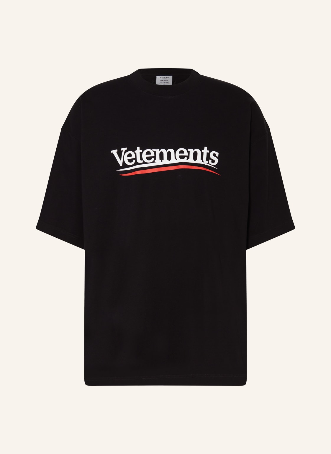 Vetements T-Shirt schwarz von VETEMENTS