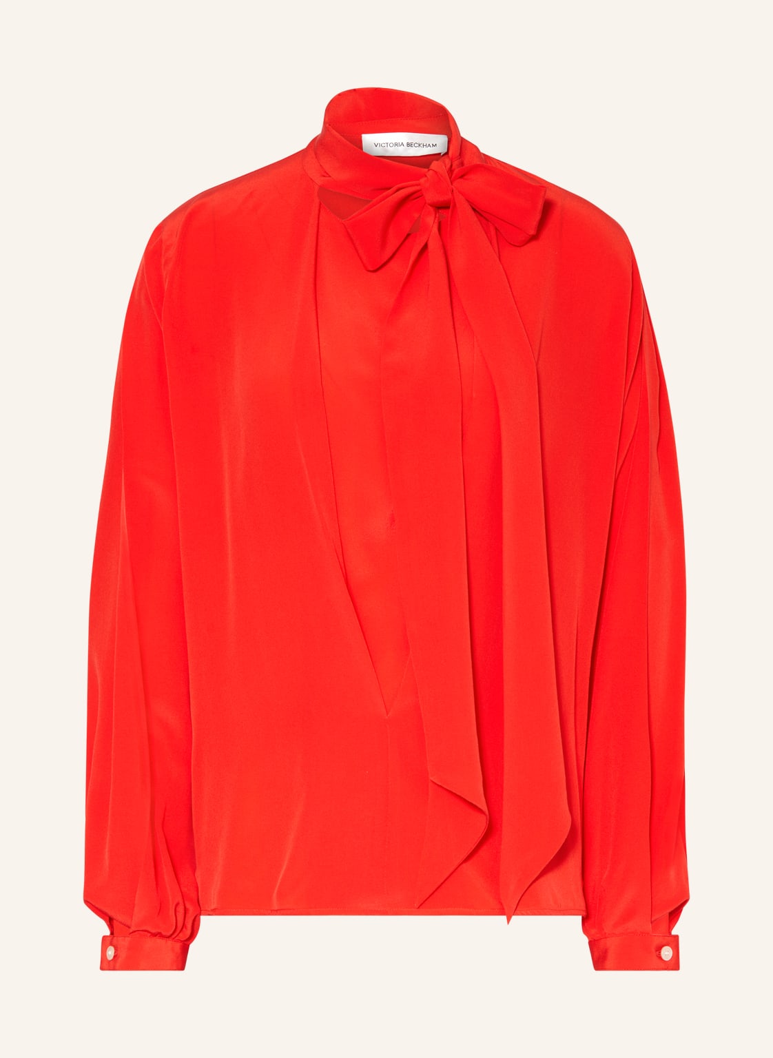 Victoria Beckham Blusenshirt Mit Abnehmbarer Schluppe rot Victoria Beckham Blusenshirt Mit Abnehmbarer Schluppe rot von Victoria Beckham