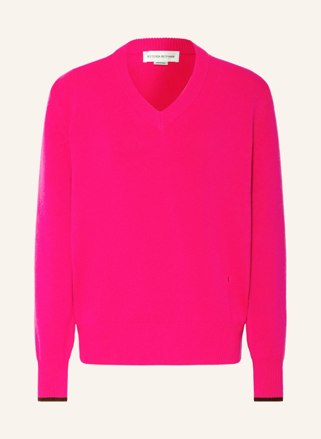 Victoriabeckham Oversized-Pullover Aus Cashmere pink von VICTORIABECKHAM