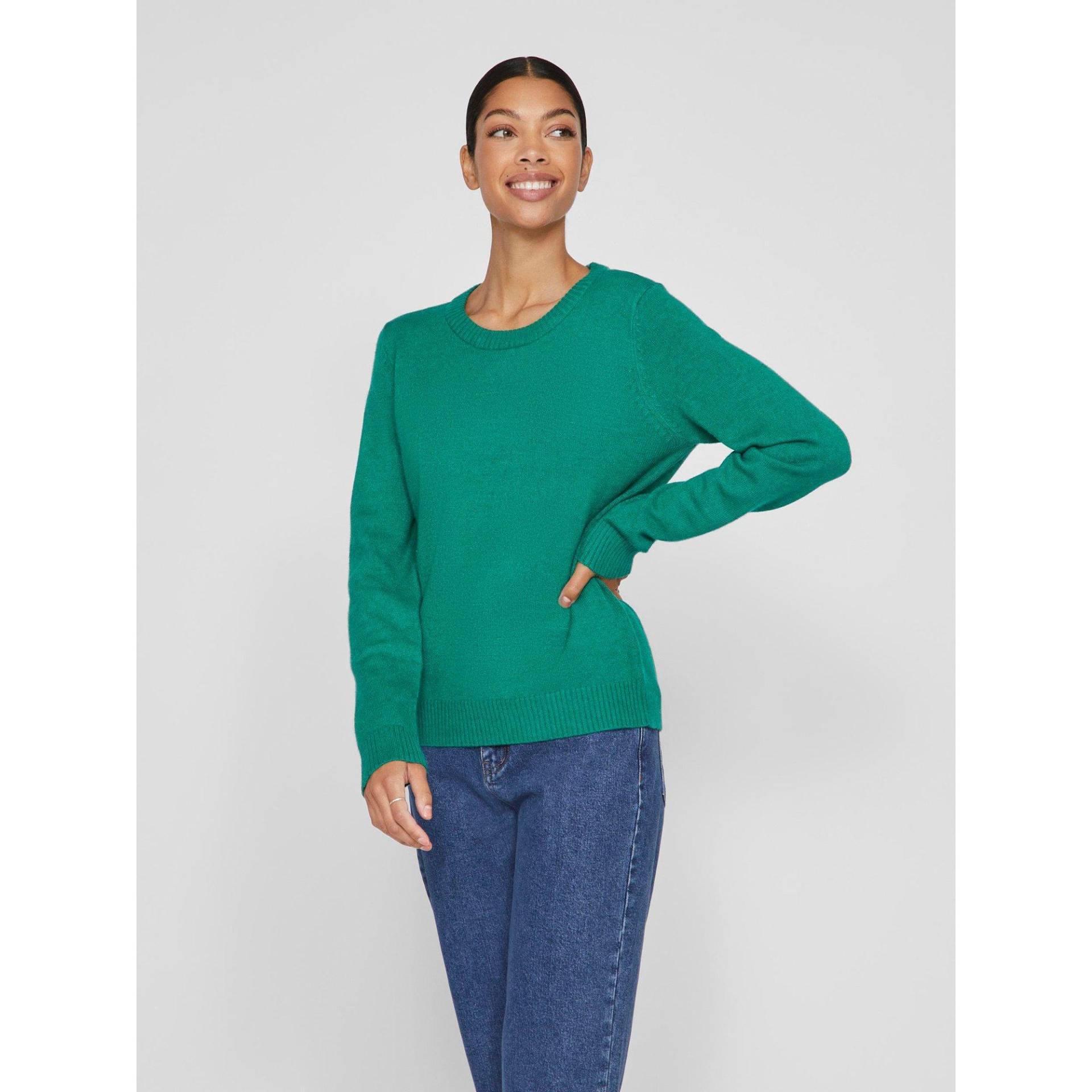 Pullover, Comfort Fit, Langarm Damen Grün XS von VILA