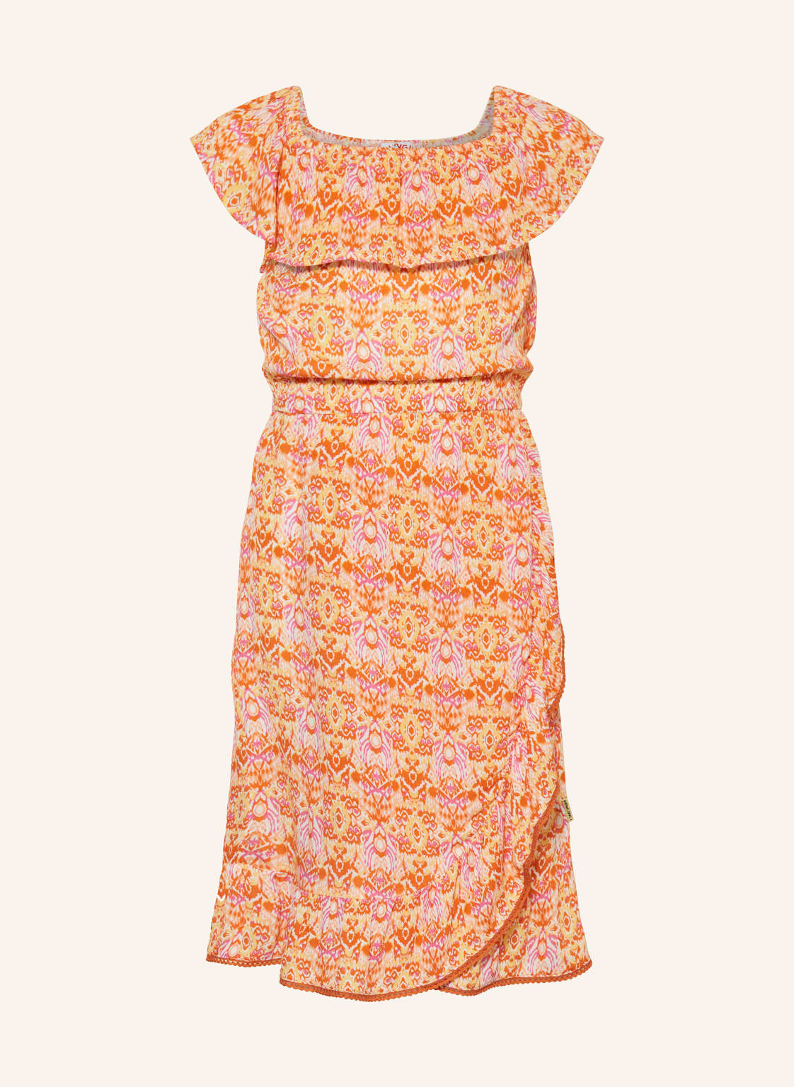 Vingino Kleid Peninah Mit Rüschen Und Spitze orange von VINGINO