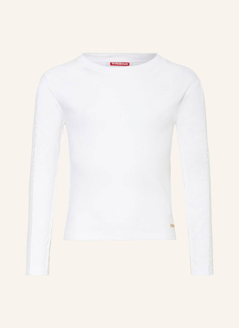 Vingino Longsleeve Jaisa Mit Spitze weiss von VINGINO