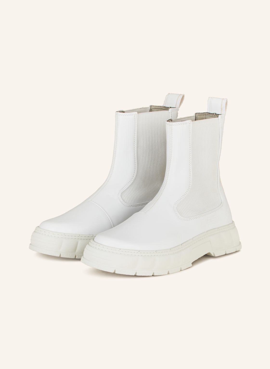 Viròn Chelsea-Boots 1997 Appleskin weiss von VIRÒN