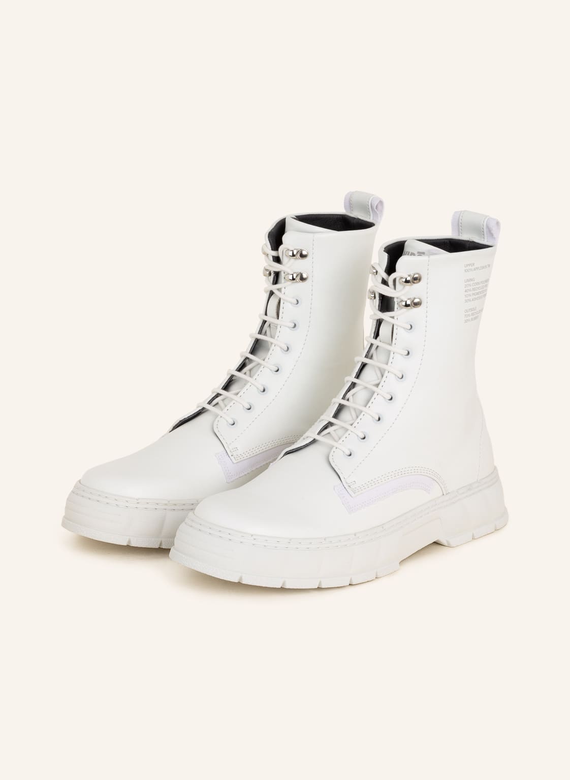 Viròn Schnürboots 1992 Appleskin weiss Viròn Schnürboots 1992 Appleskin weiss von VIRÒN