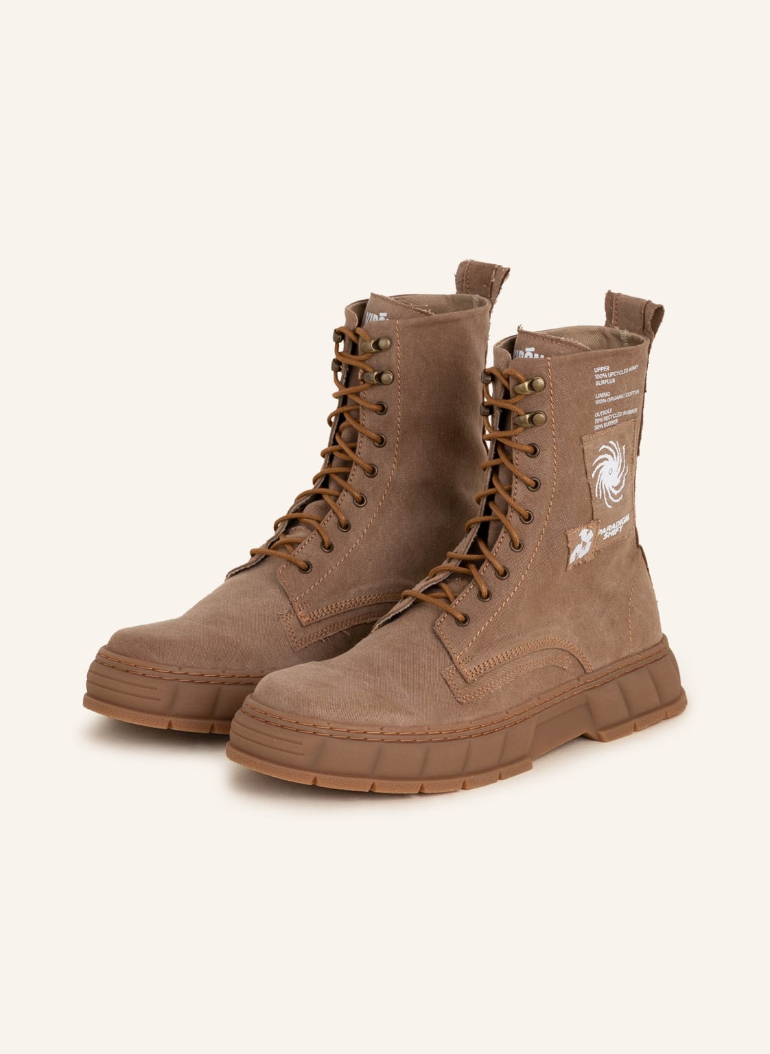 Viròn Schnürboots beige von VIRÒN