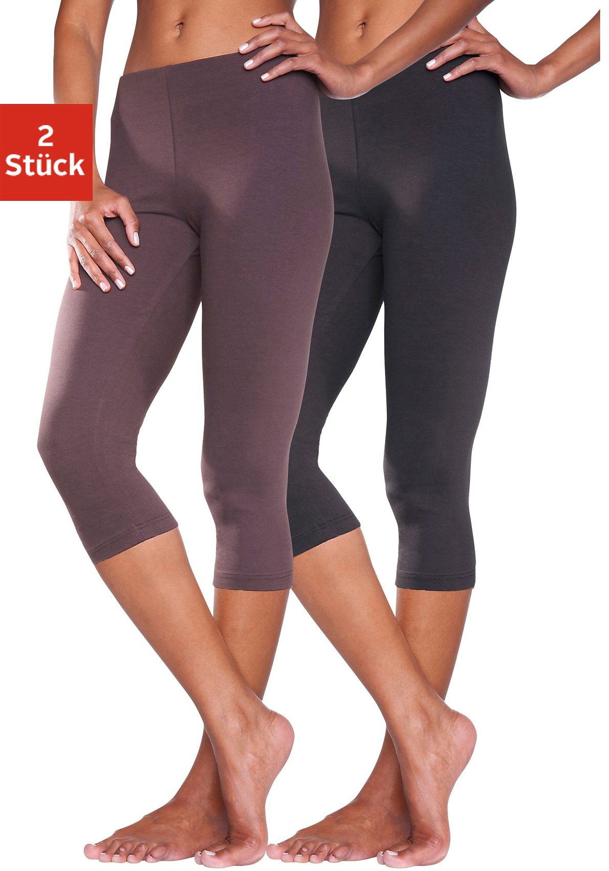 Vivance active Caprileggings, (2er-Pack) von Vivance active