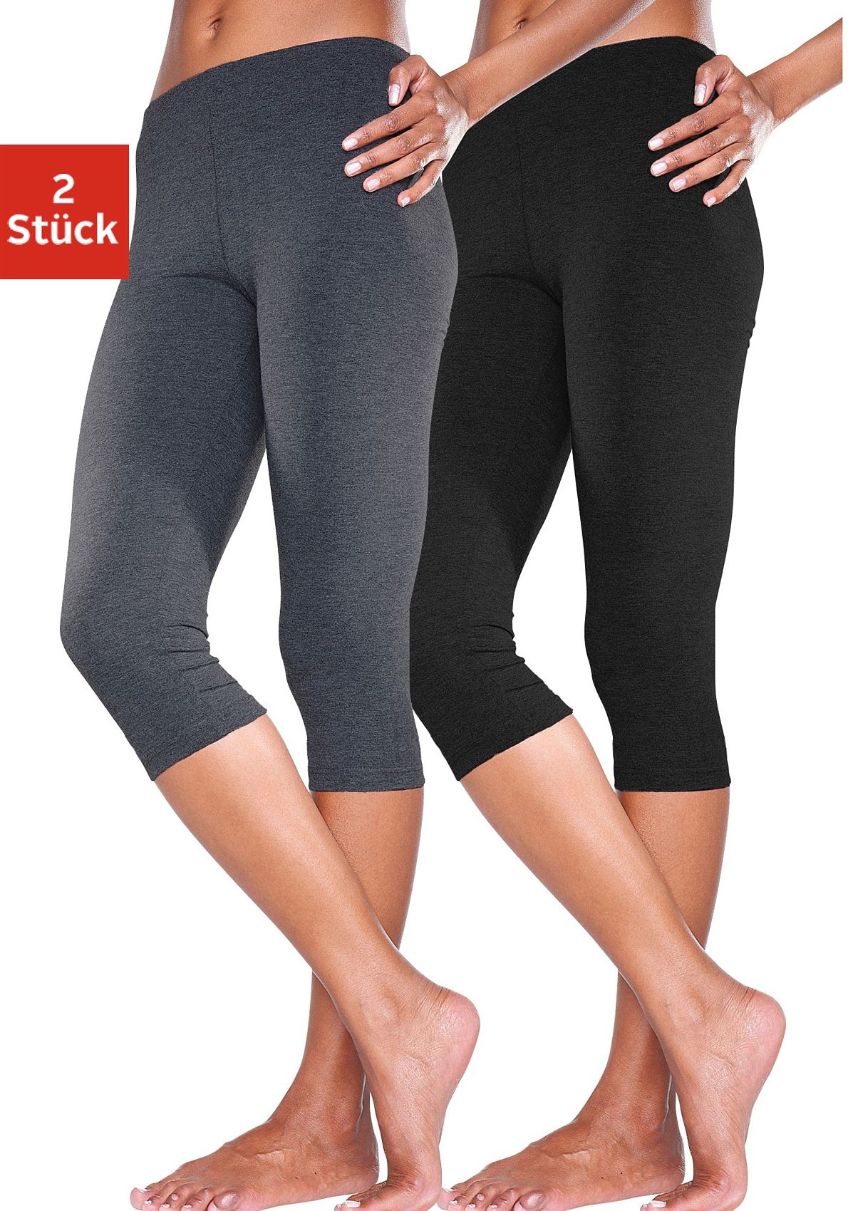 Vivance active Caprileggings, (2er-Pack) von Vivance active