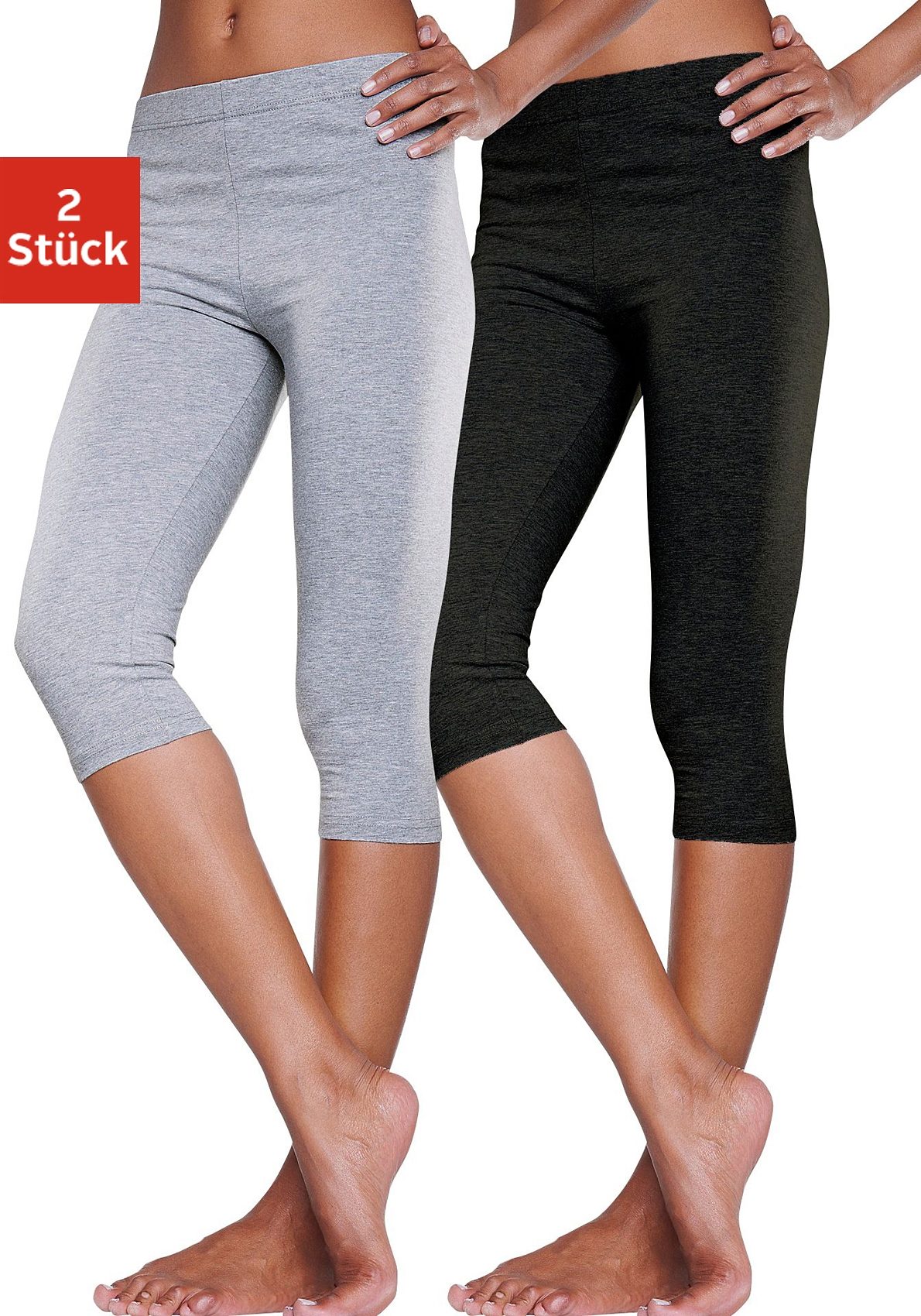 Vivance active Caprileggings, (2er-Pack) von Vivance active