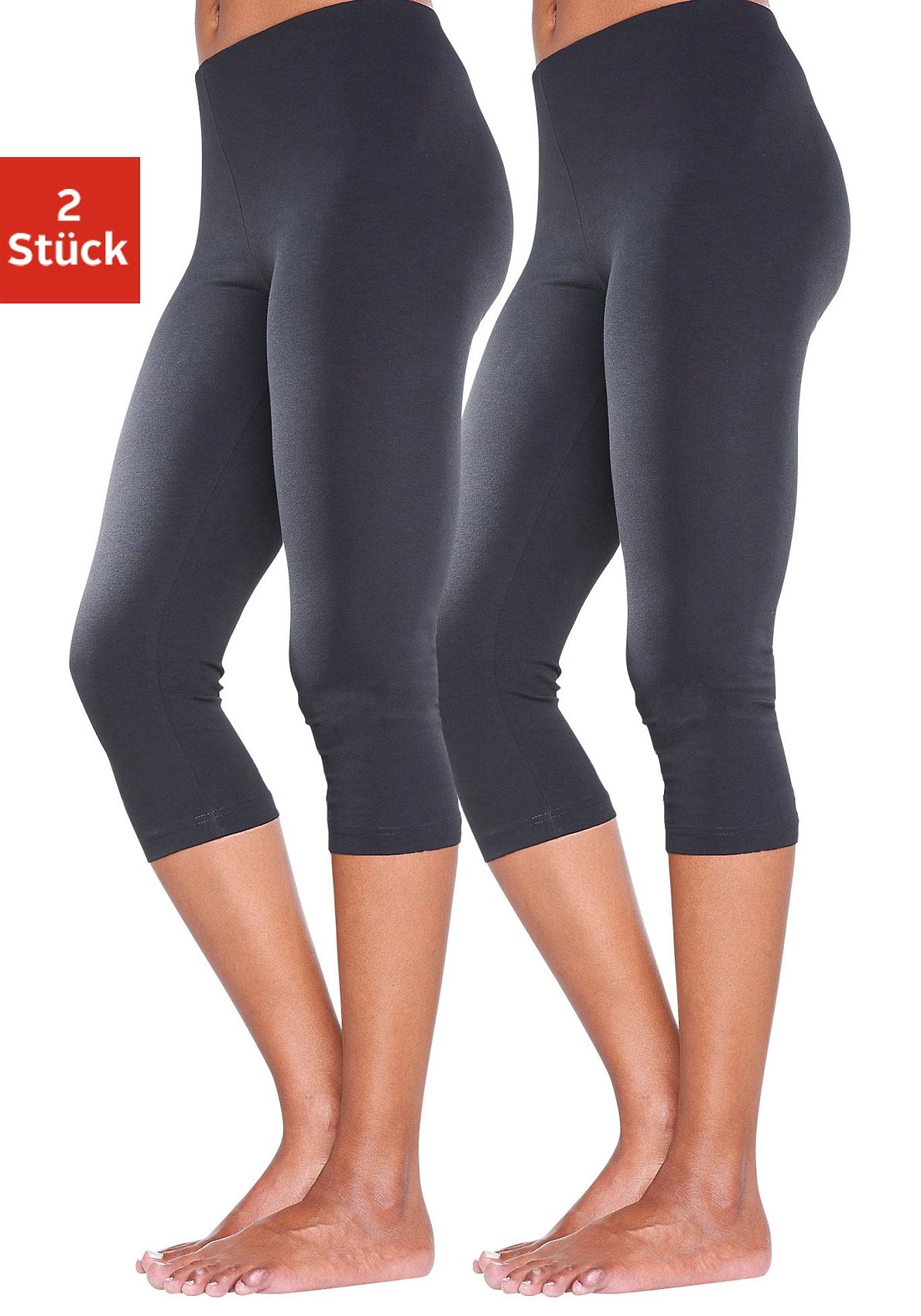 Vivance active Caprileggings, (2er-Pack) von Vivance active