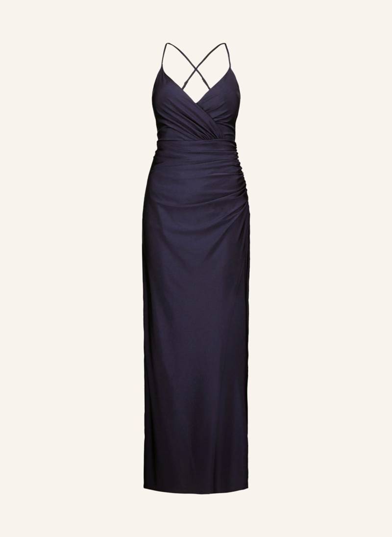 Vm Vera Mont Abendkleid Aus Satin blau von VM Vera Mont