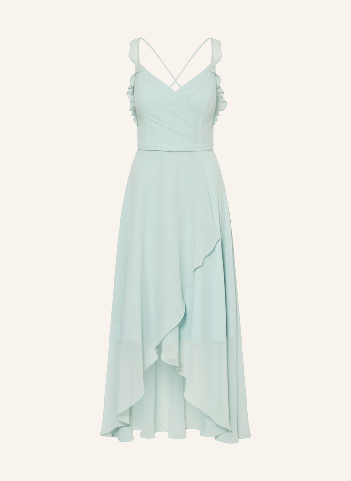 Vm Vera Mont Cocktailkleid Mit Volants blau von VM Vera Mont