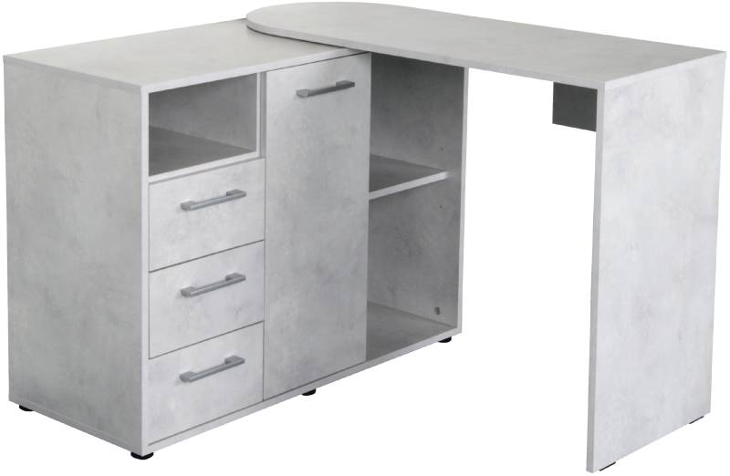 VOGL Möbelfabrik Schreibtisch, schwenkbare Tischplatte, platzsparend, Made in Germany von VOGL Möbelfabrik