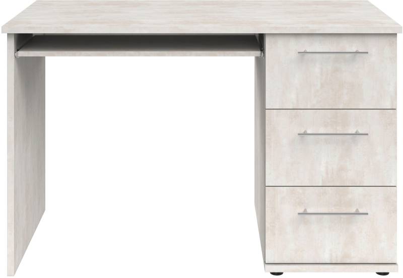 VOGL Möbelfabrik Schreibtisch »Tobi, optional mit Tastaturauszug,«, mit 3 Schubkästen, Breite 115 cm, Made in Germany von VOGL Möbelfabrik