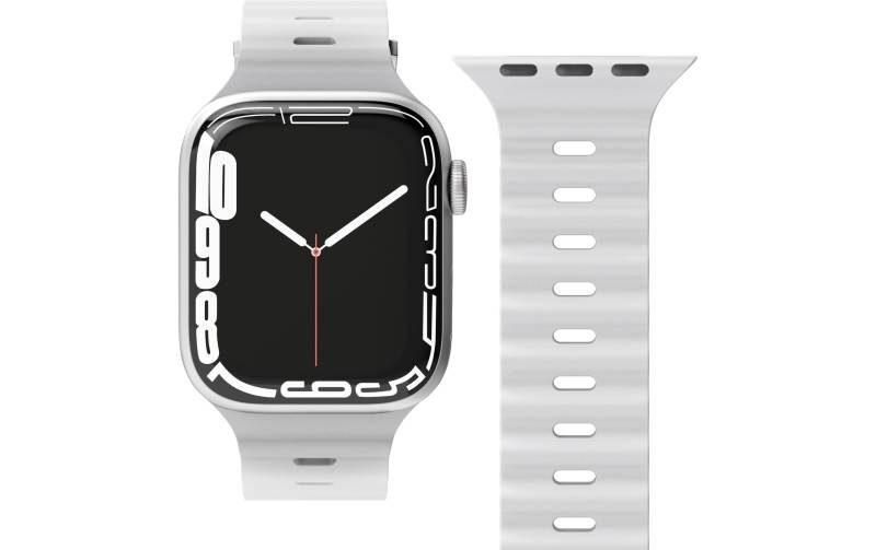 VONMÄHLEN Uhrenarmband »Band Apple Watch 42/44/45/49 mm Light Gray« von VONMÄHLEN