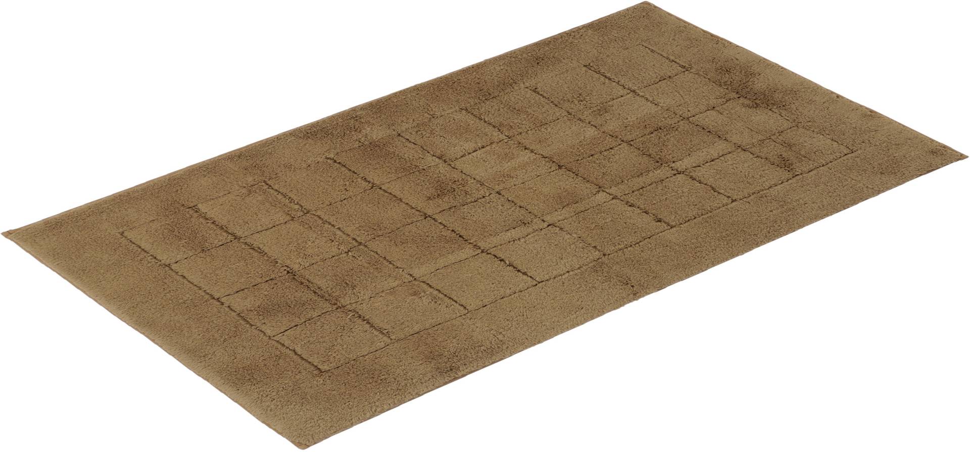 Vossen Badematte »Exclusive«, rutschhemmend beschichtet, fussbodenheizungsgeeignet, Badteppich, Uni-Farben, Karo Muster, Hoch-Tief Effekt, reine Baumwolle Vossen Badematte »Exclusive«, rutschhemmend beschichtet, fussbodenheizungsgeeignet, Badteppich, Uni-Farben, Karo Muster, Hoch-Tief Effekt, reine Baumwolle von VOSSEN